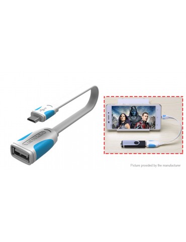 Vention VAS-A09 Micro-USB to USB 2.0 OTG Cable Adapter (10cm)